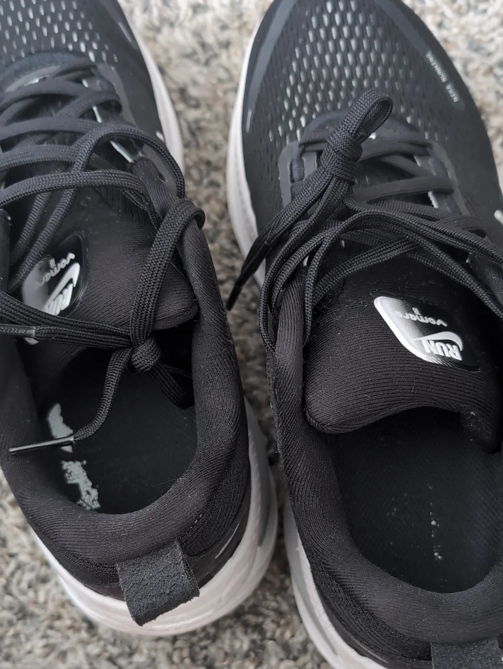 Nike Women's Black and White Running Shoes